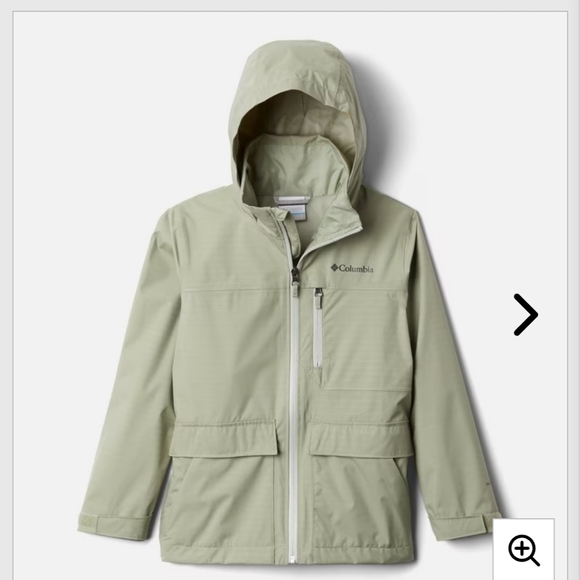 Columbia Kids' Green Hooded JacketSize Large